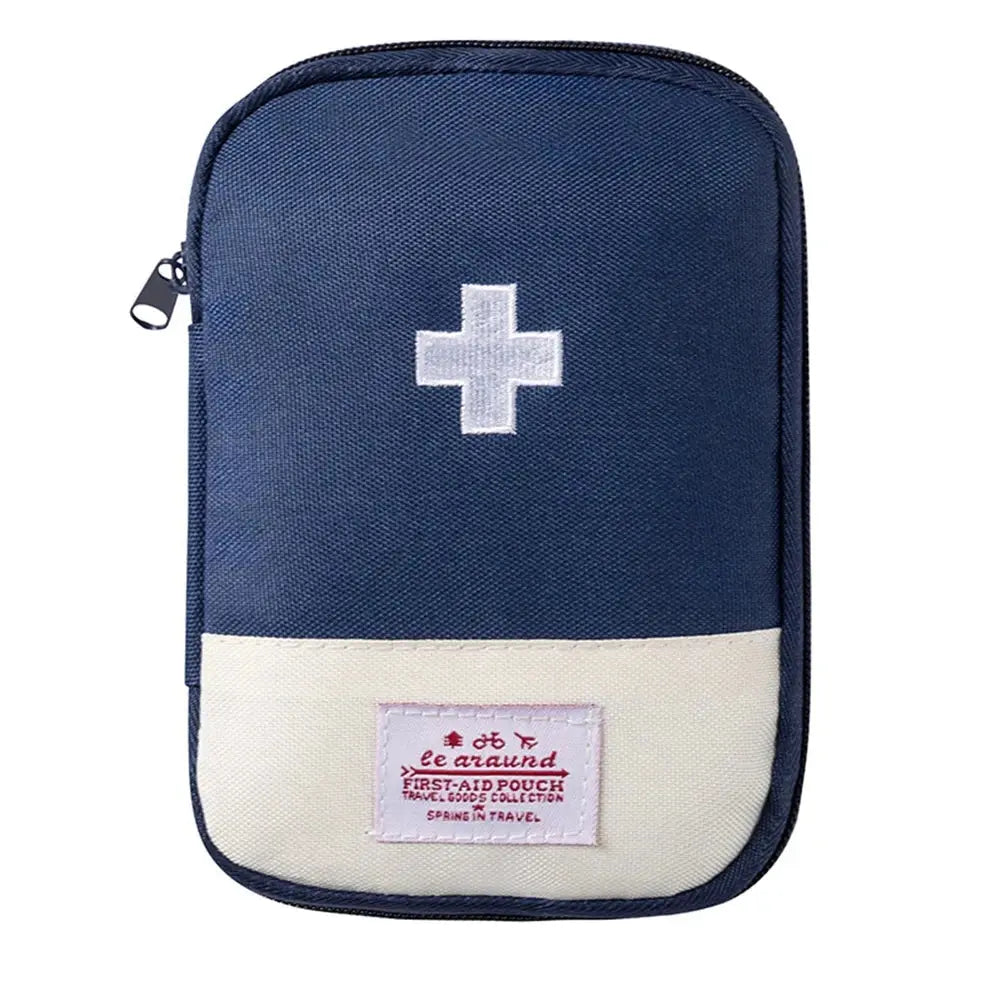Trousse bleue compacte, pratique pour les déplacements
