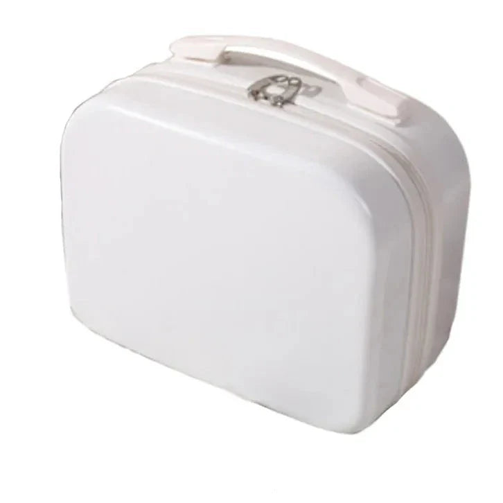 Vanity case blanc, compact et léger pour les voyages