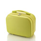 Vanity case rigide jaune avec design moderne et élégant