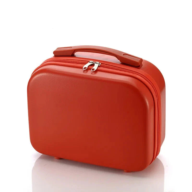 Vanity case rouge, idéal pour protéger vos produits de beauté