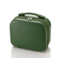 Vanity case vert avec coque résistante et finition soignée