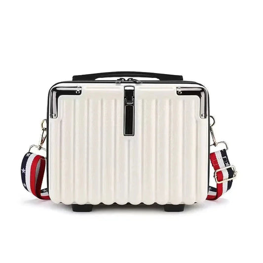 Vanity case rigide blanc, design minimaliste et pur
