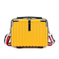Vanity case rigide jaune, design moderne et lumineux