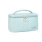 Vanity bleu ciel, polyvalent et esthétique pour voyages