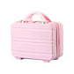 Vanity rigide rose avec design moderne et pratique