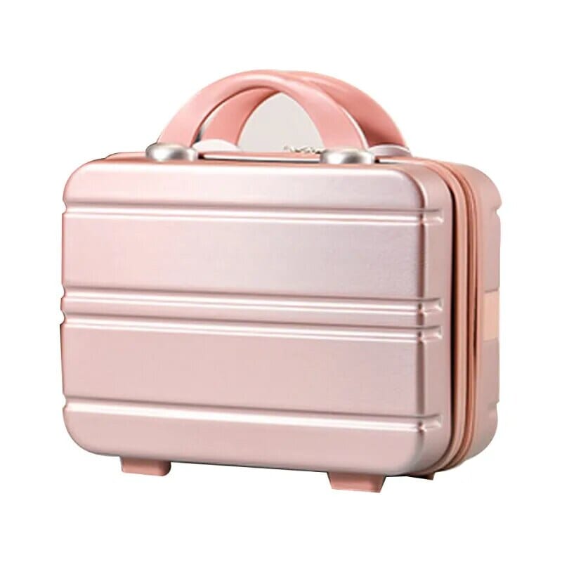 Vanity rigide rose gold avec allure chic et élégante