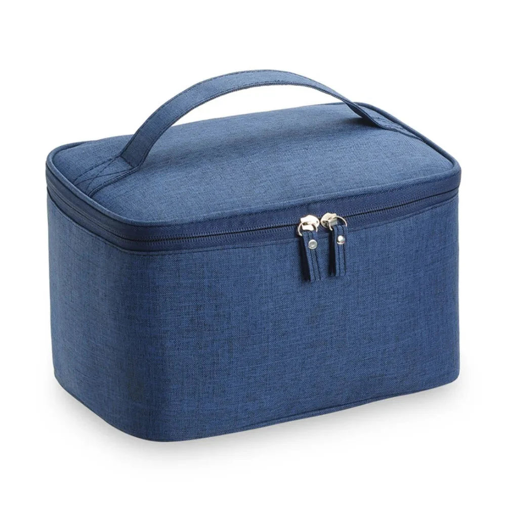 Trousse de toilette bleu marine, idéale pour les voyages